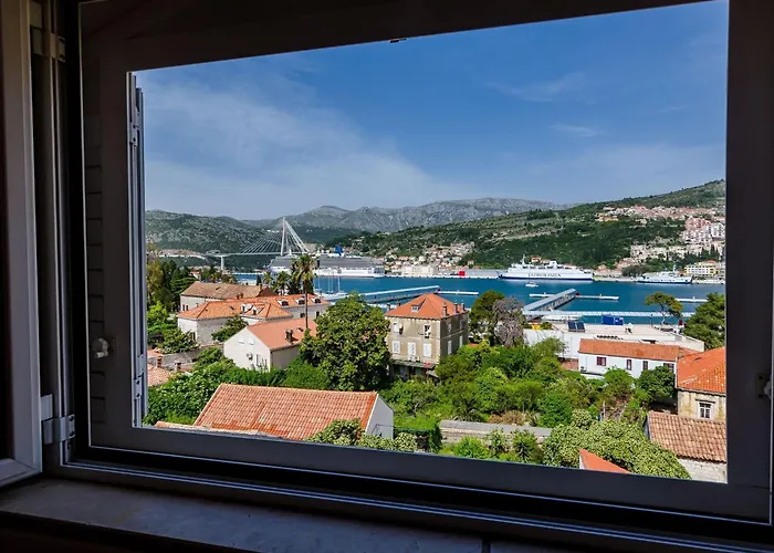 Marina View - One-bedroom With Terrace And Sea View 公寓 杜布罗夫尼克